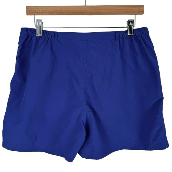 Land's End Women's Nylon Draw String Elastic Waistband Hiking Shorts Blue Small - Picture 2 of 8